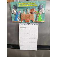 Ratatouille Wood Carving Magnetic Calendar Holder.