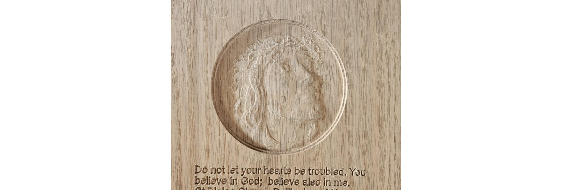 High Quality Jesus CNC Carving